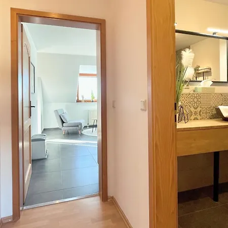 Feinzeit Lofty Luna - 3 Sz, 2 Baeder, 6 Gaeste, Parkplatz, Ruhe & Komfort * Μπάμπεργκ